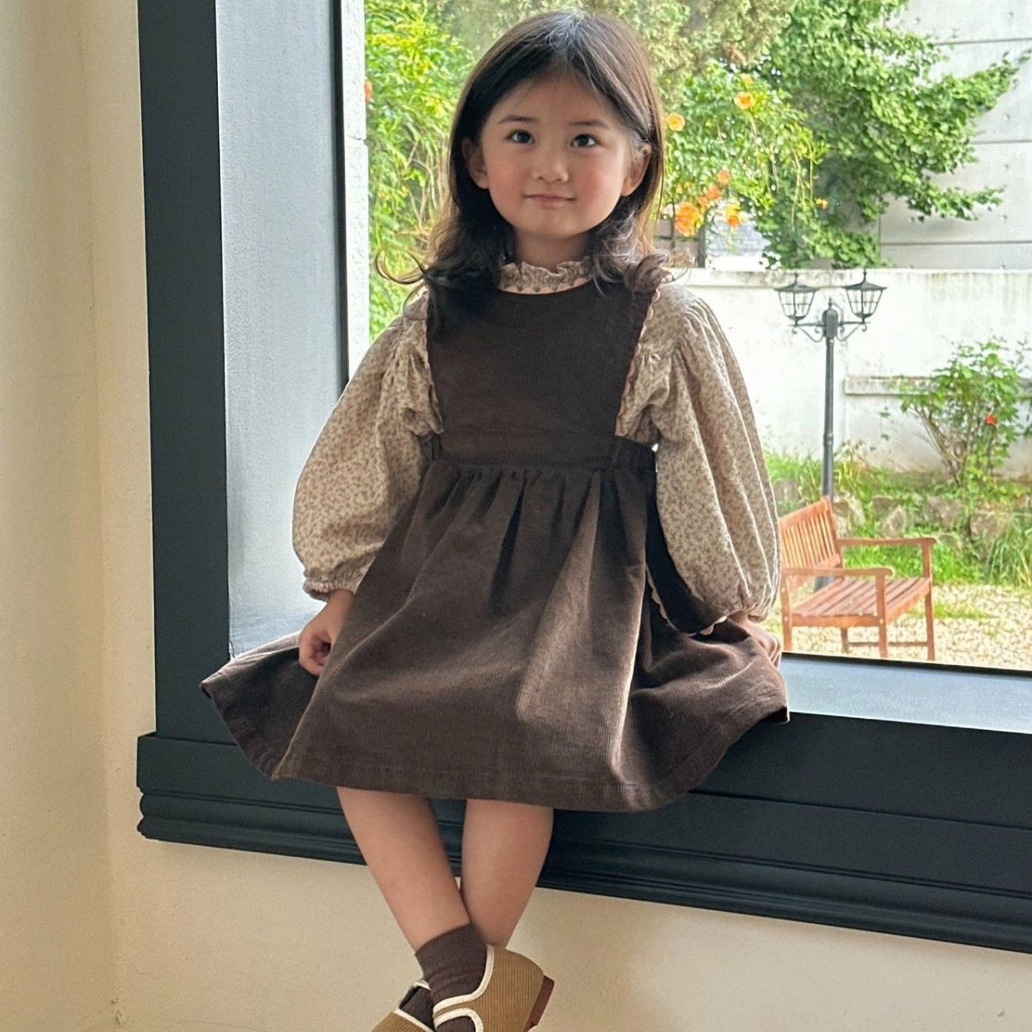 Corduroy Pinafore Jurk