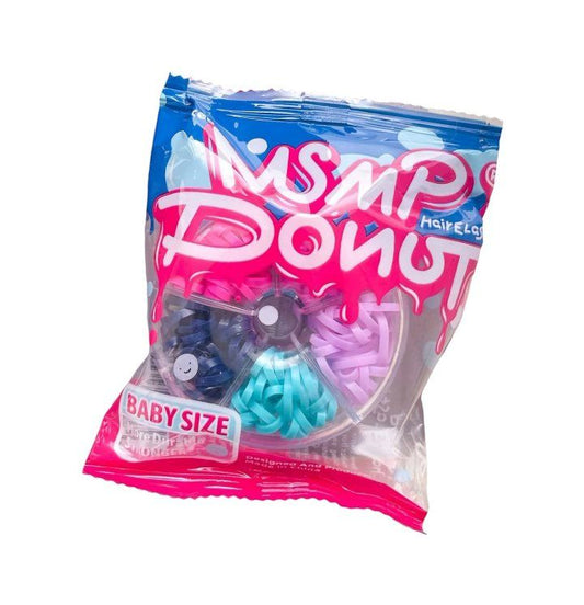 Gekleurde elastiekjes in donutvorm