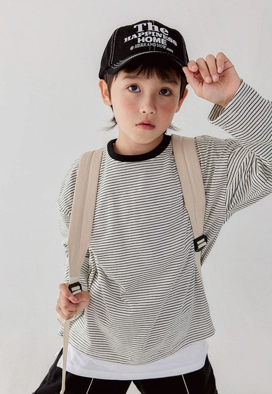 Gestreiftes Langarmshirt